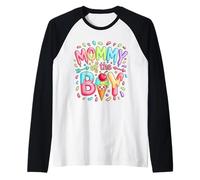 Mommy of The Boy Sweet Ice Cream Kawaii Manche Raglan