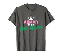 Mommy of The Little Monster T-Shirt, Homme, Asphalte, M