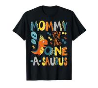 Mommy Of The One-A-Saurus 1er anniversaire dinosaure fête T-Shirt