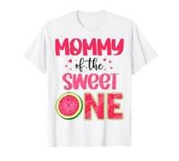 Mommy of The Sweet One Pastèque Fête d'anniversaire de Famille T-Shirt