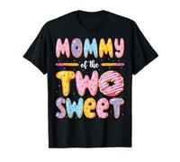 Mommy of The Two Sweet Donut 2ème Anniversaire garçon Fille T-Shirt