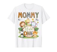 Mommy Of The Wild One Safari Jungle 1er anniversaire pour enfants T-Shirt
