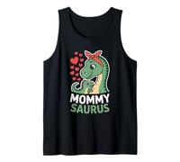 Mommy Saurus Dinosaur Mom and Baby Mother's Day Débardeur
