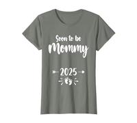 Mommy Soon To Be Mom 2025 Mère Enceinte Enfants Fête des Mères T-Shirt