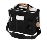 Mommy Tote Bag - Mommy Diaper Bag, Voyage d'épaule | Stilish Poussette Mom Sac, Sac Multifonctionnel de Mode et d'épaule pour pour Le Travail et la Livraison (13,39 x 6,69 x 9,84 Pouces), Noir