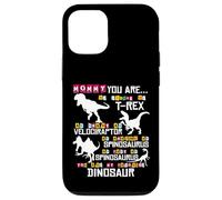 Mommy You Are As Strong As T Rex Dinosaure Fête des Mères Coque pour iPhone 12/12 Pro