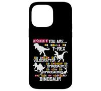 Mommy You Are As Strong As T Rex Dinosaure Fête des Mères Coque pour iPhone 14 Pro Max
