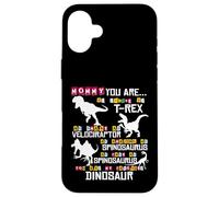 Mommy You Are As Strong As T Rex Dinosaure Fête des Mères Coque pour iPhone 16 Plus