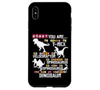 Mommy You Are As Strong As T Rex Dinosaure Fête des Mères Coque pour iPhone XS Max
