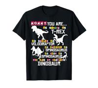 Mommy You Are As Strong As T Rex Dinosaure Fête des Mères T-Shirt