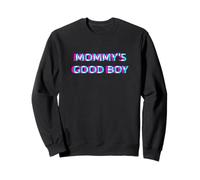 Mommy's Good Boy 2000s Grunge Aesthetic Dog Themed Sweatshirt