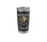 Mommy's Good Boy Wolf Pack Full Moon Bootleg Funny Gobelet isotherme en acier inoxydable double paroi
