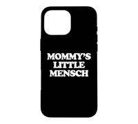 Mommy's Little Mensch - Enfants - Juifs Coque pour iPhone 16 Pro Max