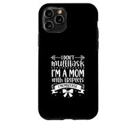 Momnitasking Maman - Triplés Coque pour iPhone 11 Pro