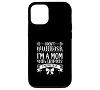 Momnitasking Maman - Triplés Coque pour iPhone 12/12 Pro