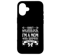 Momnitasking Maman - Triplés Coque pour iPhone 16