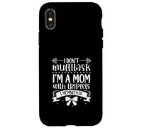 Momnitasking Maman - Triplés Coque pour iPhone X/XS