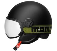 MOMO DESIGN CASQUE FGTR CLASSIC STRIPES - XS - CASQUE FGTR CLASSIC STRIPES - NOIR/JAUNE