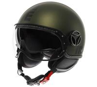 MOMODESIGN Momo Design FGTR Evo Casque Jet Mat/Noir/Vert 57 unisex