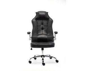 Momo Design MD-GC003OFF-K Siège pour jeu vidéo Siège de jeu sur PC Siège rembourré Noir