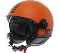 MOMO FGTR Classic Candy Casque jet, orange, taille XS pour homme