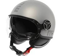 MOMO FGTR Evo Hip Casque jet, Gris mat, Taille XS (53/54)
