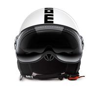 Momo Fighter FGTR Evo Casque à double visière, blanc quartz, taille L