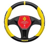 Momo Racing Housse de volant Fun Refial – PVC Noir/Jaune 38-39 cm