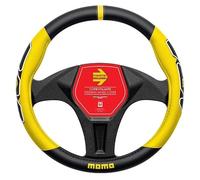 Momo Racing Housse de volant Fun Refial – PVC Noir/Jaune 38-39 cm
