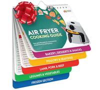 Momo & Nashi Feuille de triche aimantée pour friteuse à air - Livres de Cuisine - Accessoires instantanés pour friteuse à air comprimé au Four, Casserole de Cuisson, Conversion de température