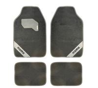 MOMO SET COMPLET 4 PIÈCES TAPIS DE VOITURE UNIVERSEL 012 NOIR/BLANC | MOMLCM012BW