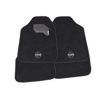 MOMO SET COMPLET 4 PIÈCES TAPIS DE VOITURE UNIVERSEL 015 NOIR/BLANC | MOMLCM015BW