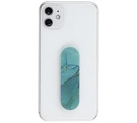 MOMO STICK - L'original ! Support de doigt pour smartphone - Support de téléphone portable - Anneau de support pour téléphone portable (série marbre - Bleu)