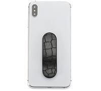 MOMO STICK - L'original! Support pour téléphone Portable et poignée pour Smartphones et tablettes- téléphone Portable Bague pour iPhone Samsung Huawei (Série Crocodile - Noir)