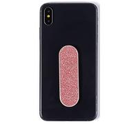 MOMO STICK - L'original! Support pour téléphone Portable et poignée pour Smartphones et tablettes- téléphone Portable Bague pour iPhone Samsung Huawei (Série Perle - PU Rosegold)