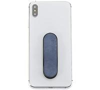 MOMO STICK - L'original! Support pour téléphone Portable et poignée pour Smartphones- téléphone Portable Bague pour iPhone Samsung Huawei (Série Suede - Bleu)