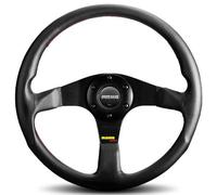 MOMO Tuner Black 350 steering wheel with red stitching by MOMO