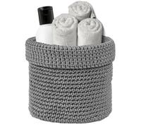 MOMO WAY Paniers de Rangement Boîtes De Rangement Organisateur Décoratifs Panier En Tissu Pour Petits Objets Serviettes Et Articles De Toilette 1 Pc 17x17 cm