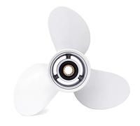 MOMOALA 11 1/4 X 14 G Hors-Bord Prop Spline 3 Pales Hélice Aluminium pour Yamaha 40-60Hp