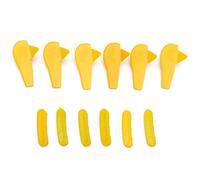 MOMOALA 12Pcs Yellow Tyre Changeur De Pneu Mount Head Duckhead Insert Rim Protector