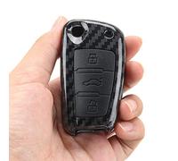 MOMOALA Fibre De Carbone Télécommande Porte-Clés Fob pour Audi A4 A3 A6 A7 A8 Q3 Q5 S4 R8 TT