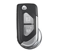 MOMOALA MOMOALA 2 Boutons Placage Télécommande Porte-Clés Coque W/Non-Coupe Lame Flip pour Citroen Ds3