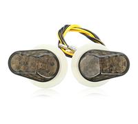 MOMOALA Voyant Lumineux De Montage LED Clignotant pour Yamaha Fz6R Fz1 YZF R1 R6 R6S-Smoke