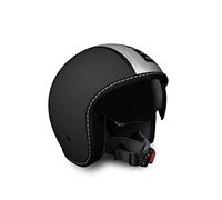 MOMODESIGN Casque Jet Momo Design Blade, Noir Mat Satin, Taille M