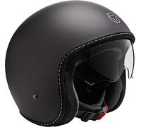 MOMODESIGN, Casque Jet Moto FGTR Eagle, Noir Mat, XS