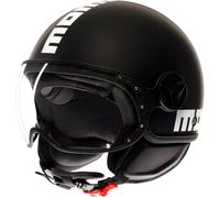 MOMO DESIGN CASQUE FGTR CLASSIC MONO MAT - L - CASQUE FGTR CLASSIC MONO MAT - NOIR MAT/BLANC