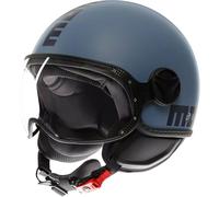 Momodesign FGTR Classic Mono, casque ouvert S Mat Bleu/Bleu Foncé Mat Bleu/Bleu Foncé