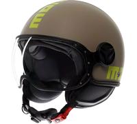 MOMO DESIGN CASQUE FGTR CLASSIC MONO MAT - XL - CASQUE FGTR CLASSIC MONO MAT - SABLE/VERT