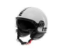 Momodesign-FGTR Evo E2206 | Casque de Moto Demi-Jet Unisexe avec Visière Solaire Intégrée et Doublure Amovible DrySpeed pour une Utilisation Urbaine