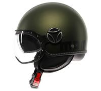 MOMODESIGN Momo Design FGTR Evo Casque Jet Mat/Noir/Vert 59 unisex